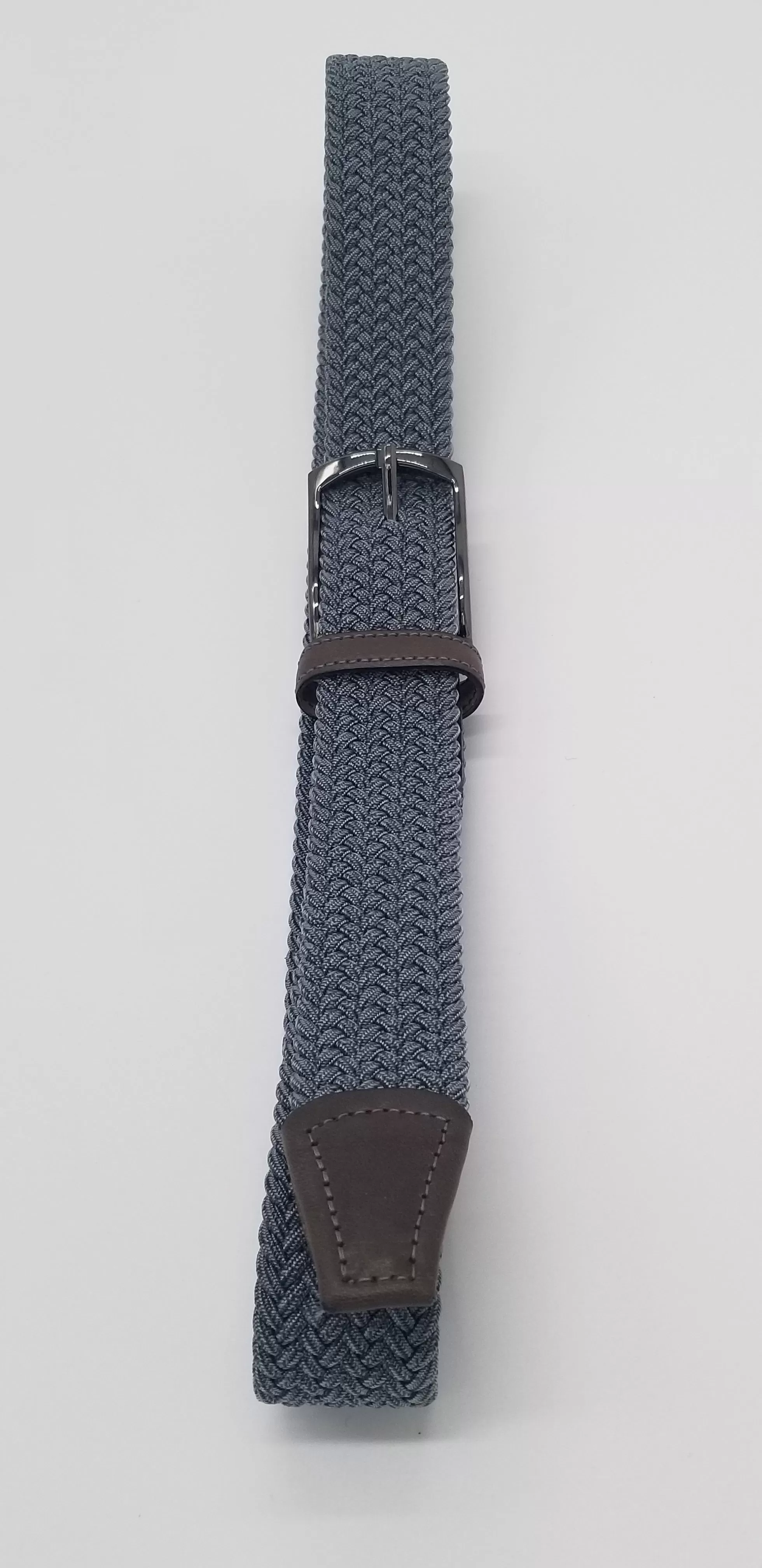 35MM Cortina Stretch Heather Plain Braid Belt 6223