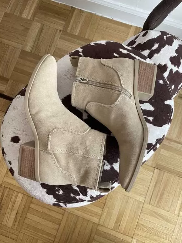 ABLE BOOTIES DUNE SUEDE re:vita