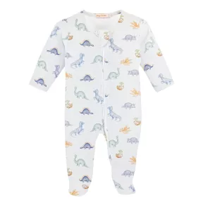 Baby Club Chic - Baby Dinos Zip Footie