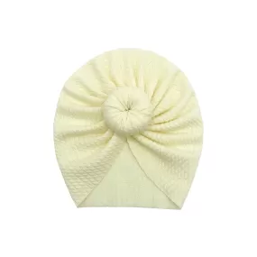 Baby Hattie Donut Turban — Lemon