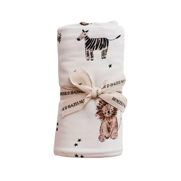 Bamboo Jersey Swaddle - Paul Safari