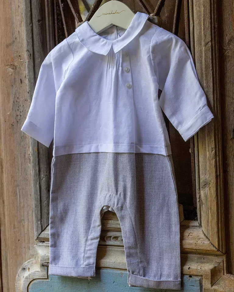 Bebe Albert Collared Romper