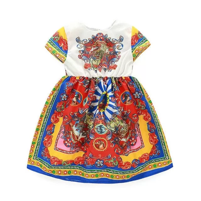 Bohemian Rhapsody Toddler Girl Dress