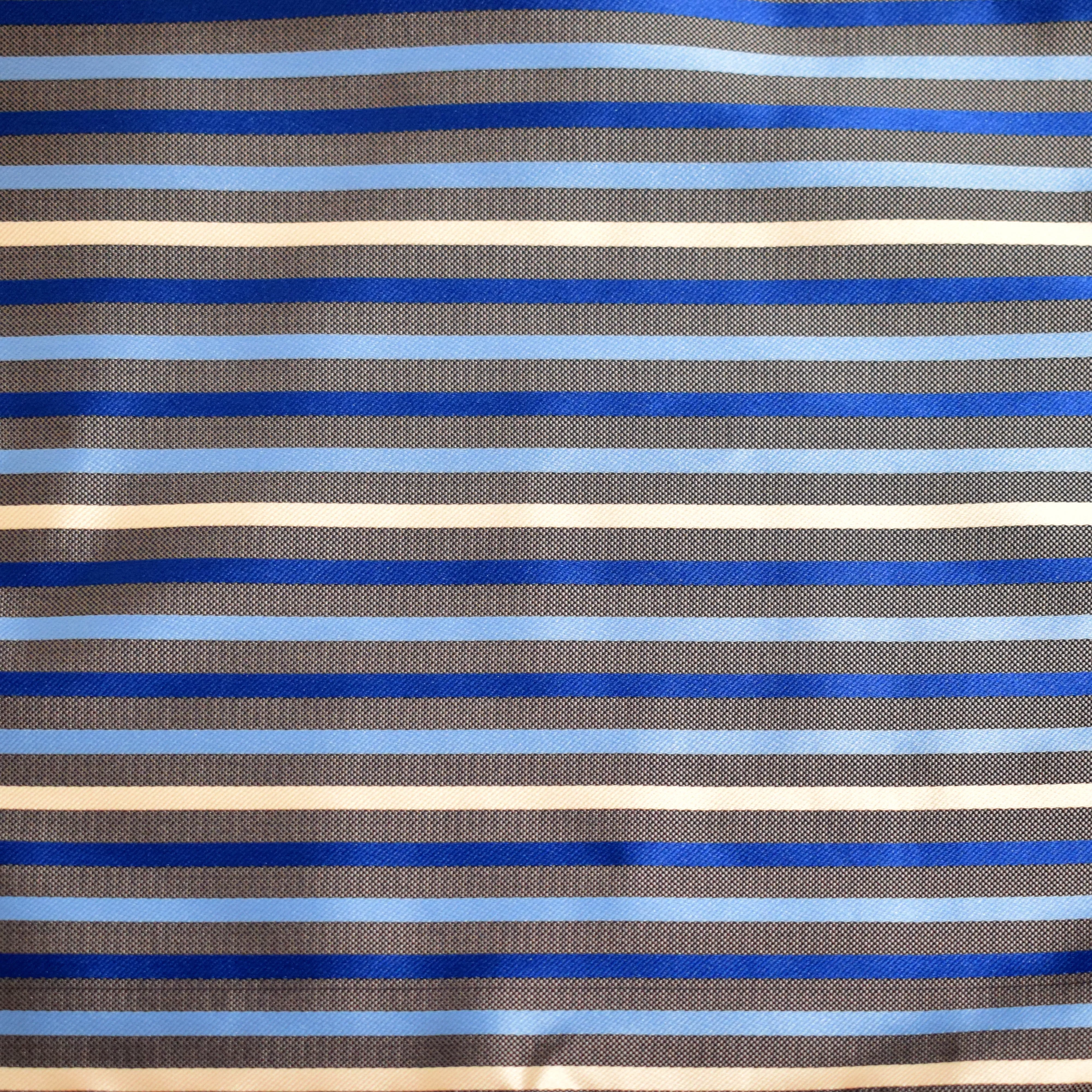 Boys Neck Tie - Blue Multi Stripes