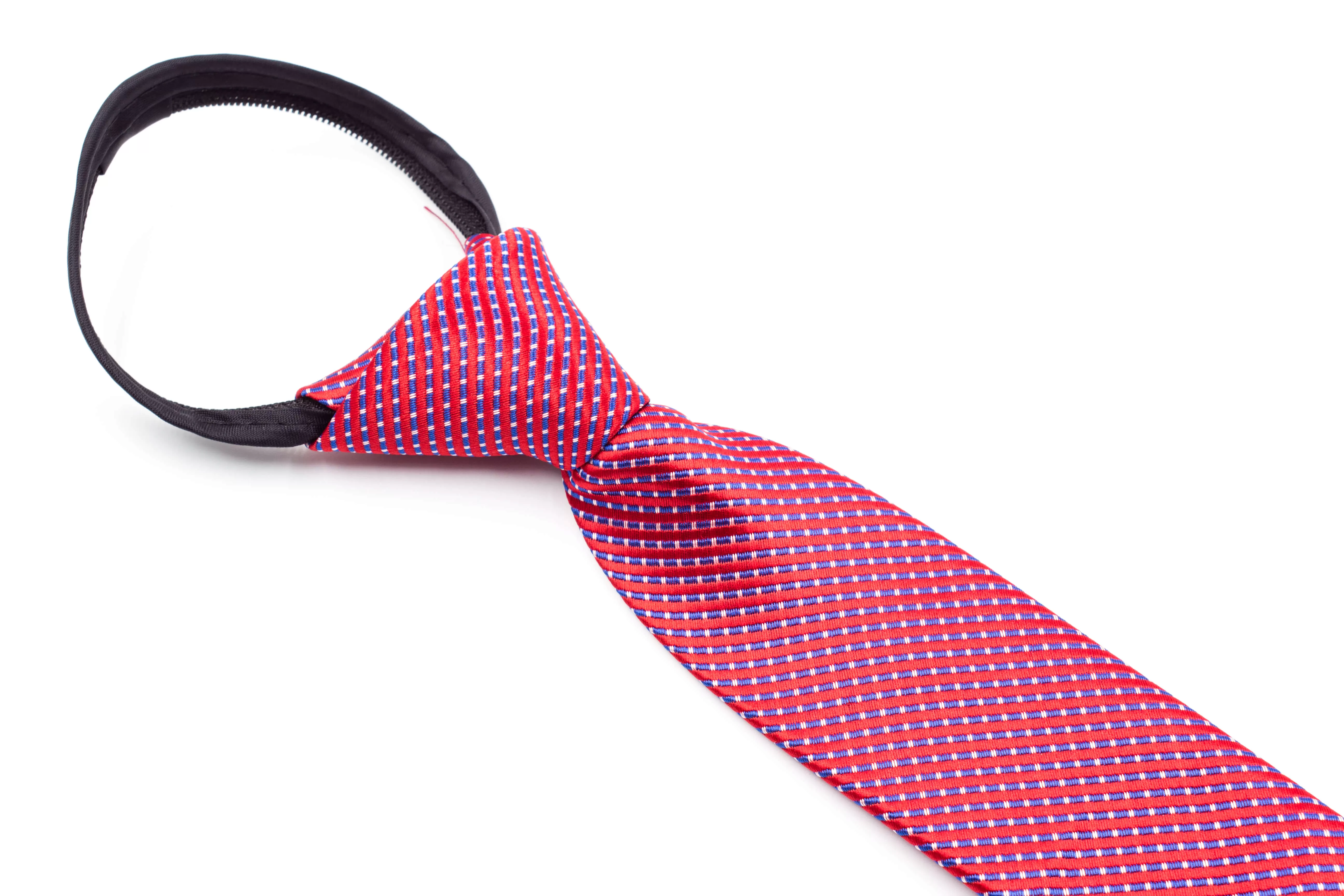 Boys Ties - Red Multi Checks