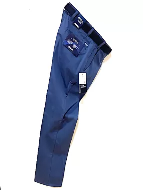 BRUHL LONDON Lightweight Cotton Trousers/Marine Blue - New SS23