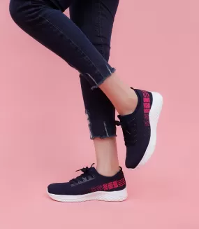 BW8249-NAVY/PINK-Women Sports Shoes