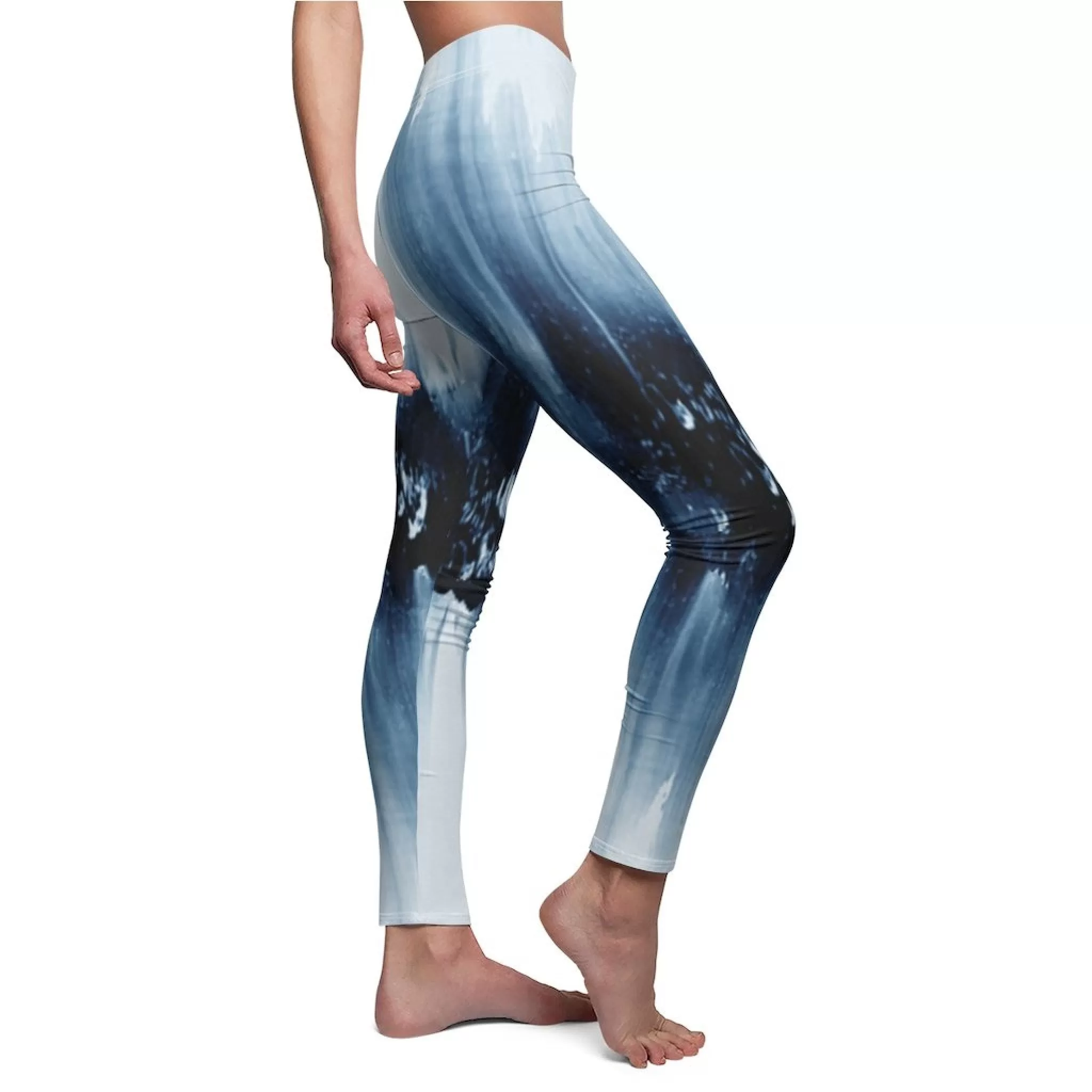 Bynelo Tie Dye Icy Women's Casual Leggings