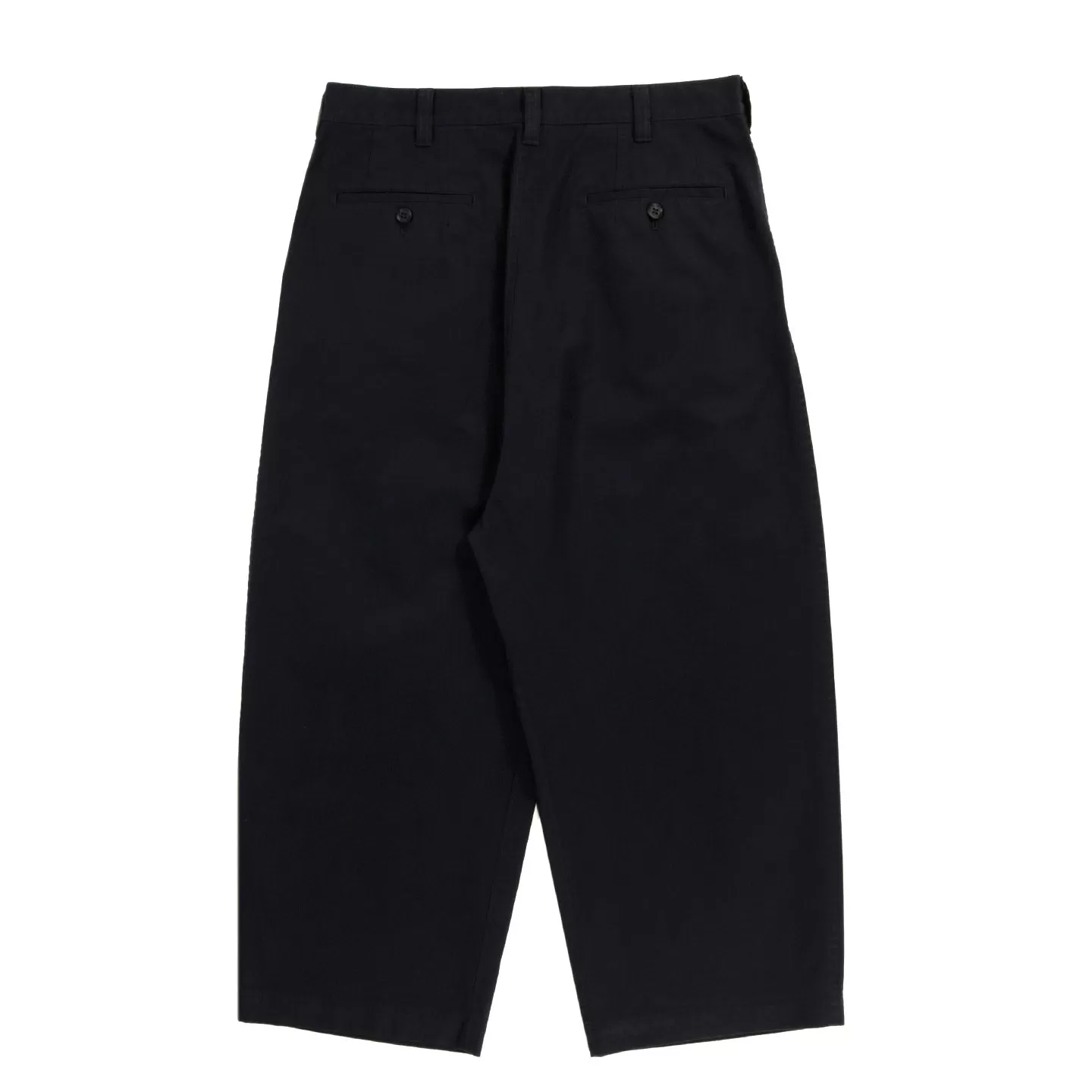 COMME DES GARCONS HOMME P010 CROPPED WIDE PANT NAVY