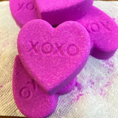 Conversation Hearts Bath Bomb