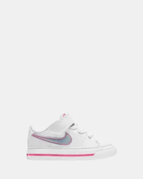 Court Legacy Infant White/Lt Armory Blue/Pinksicle