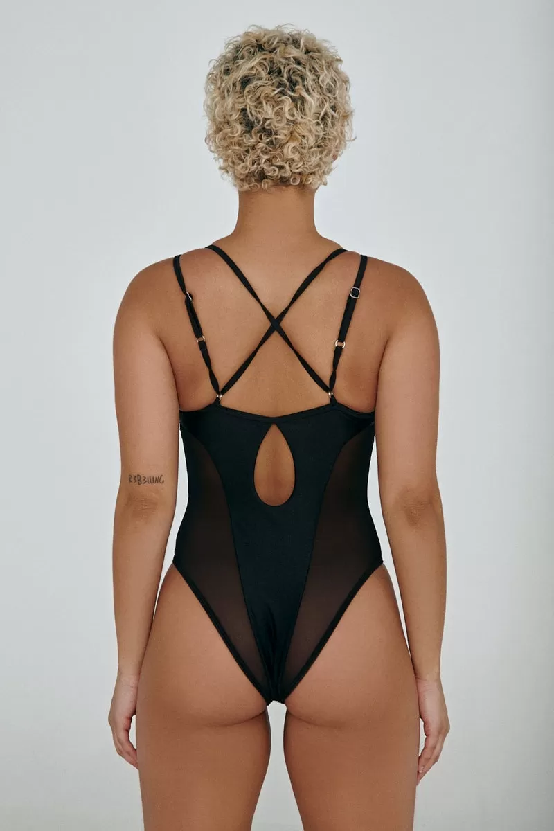 CXIX Classique Bodysuit - Black