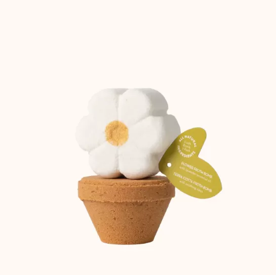 daisy flower pot froth bomb: 2-in-1