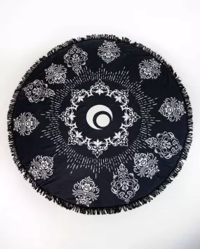 Demask Round Towel