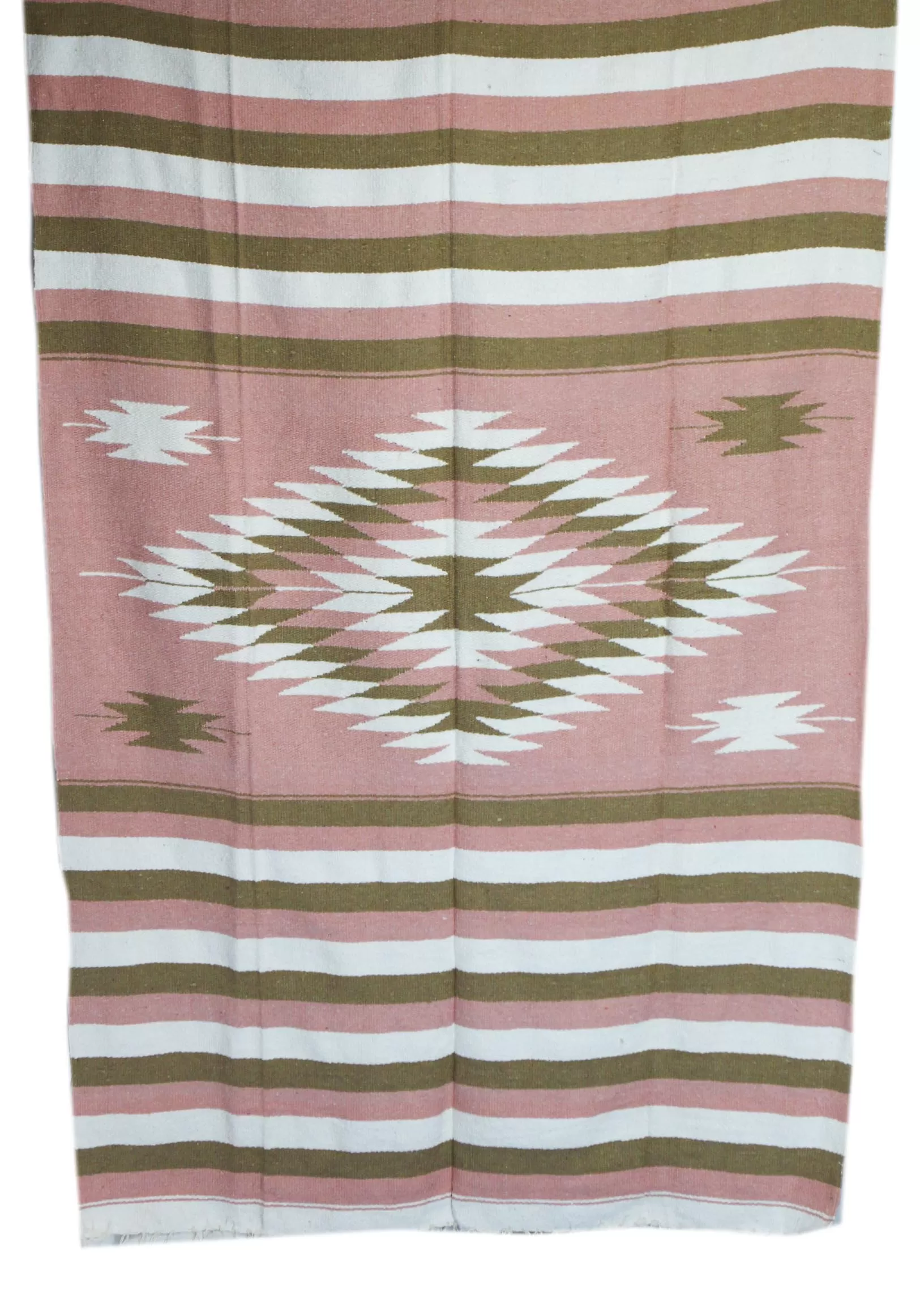 Diamante Blanket- Pink/Tan/White