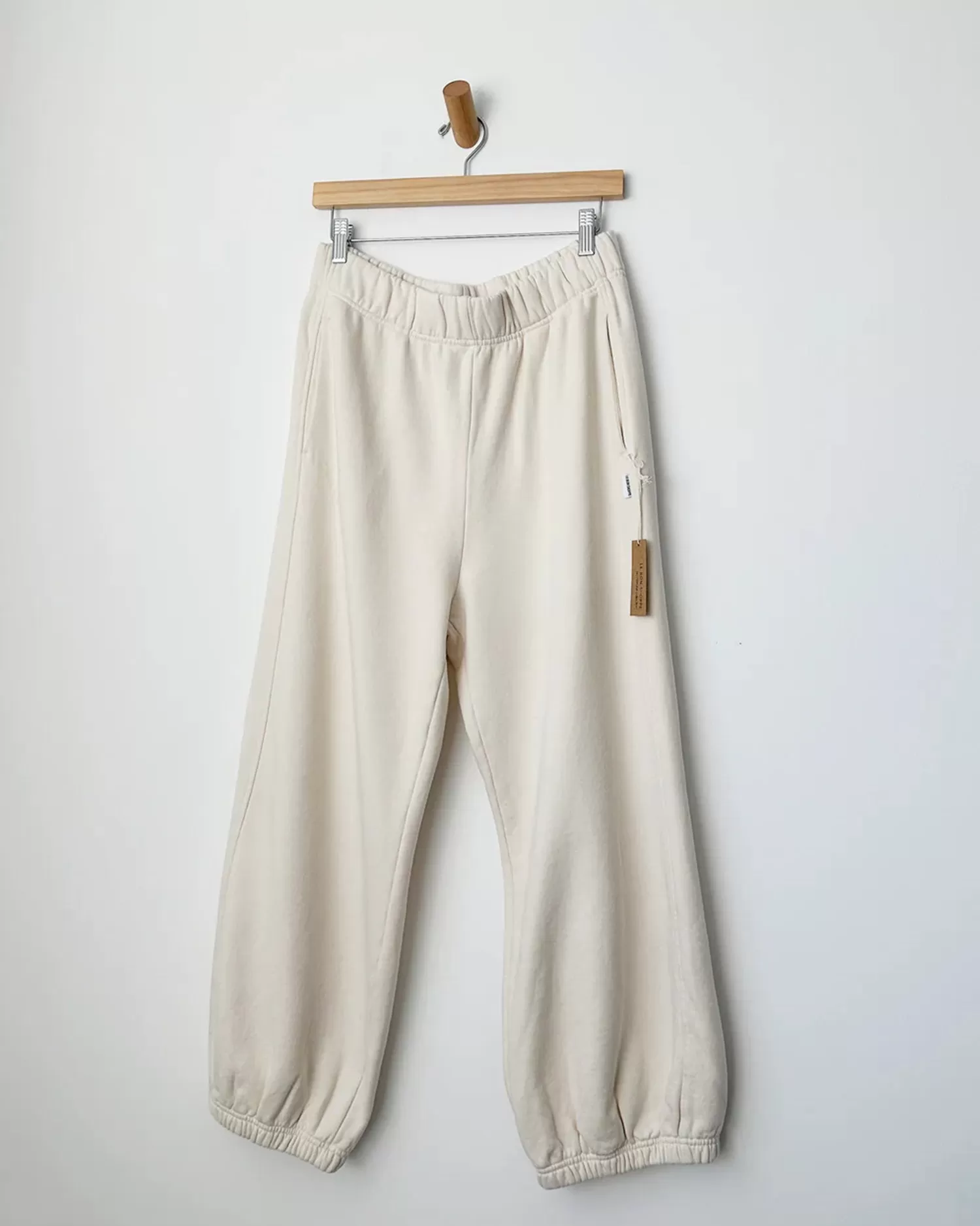 French Terry Balloon Pants – Naturel