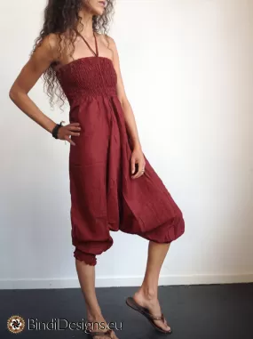 Harem Pants Dark Red