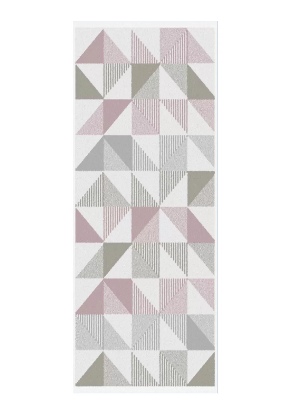 Hendra Bath Towel - Pink & Grey