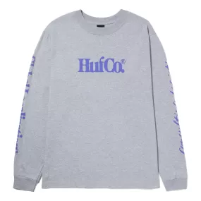 HUF HUF CO L/S TEE-GREY