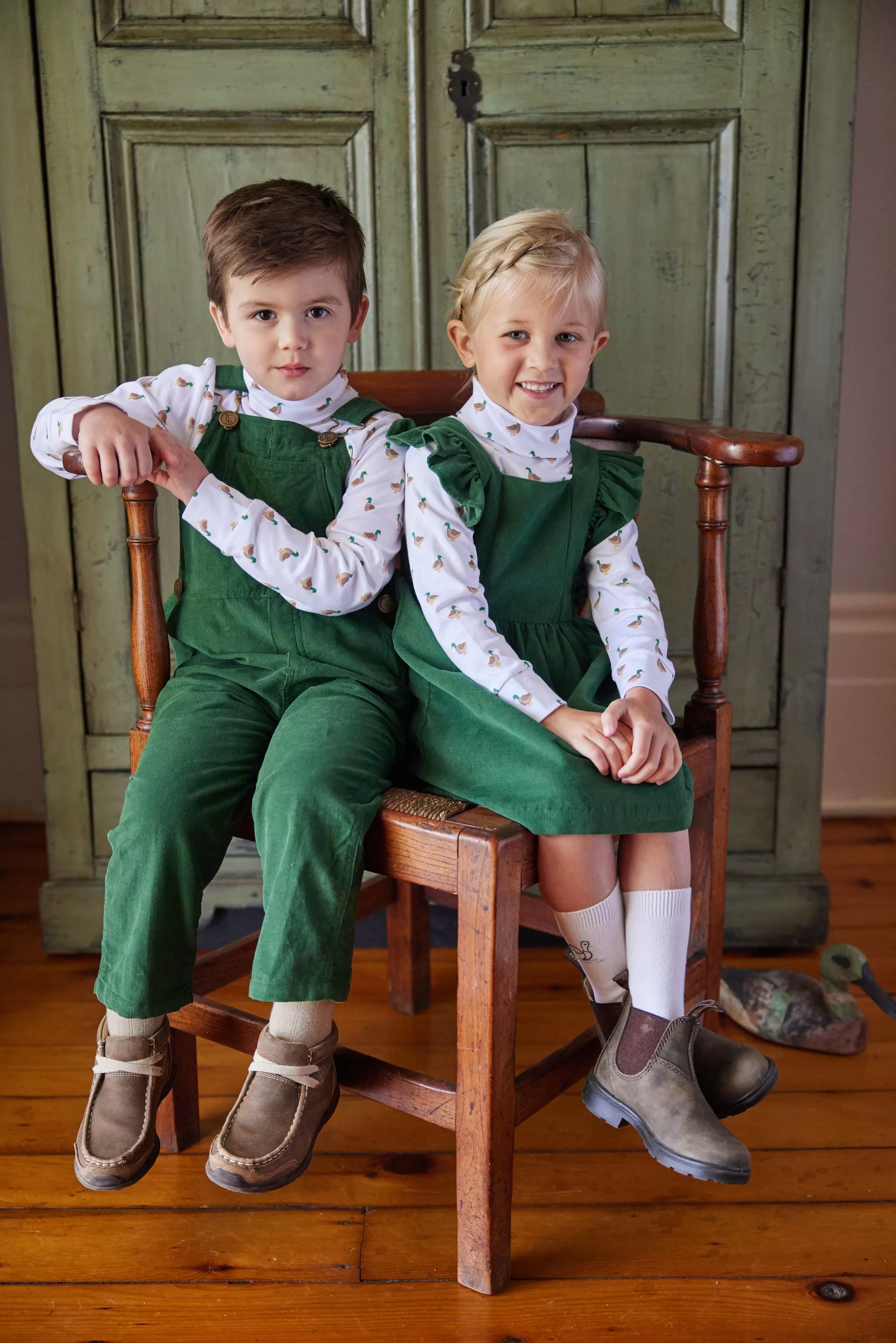 Junie Jumper - Hunter Green Corduroy