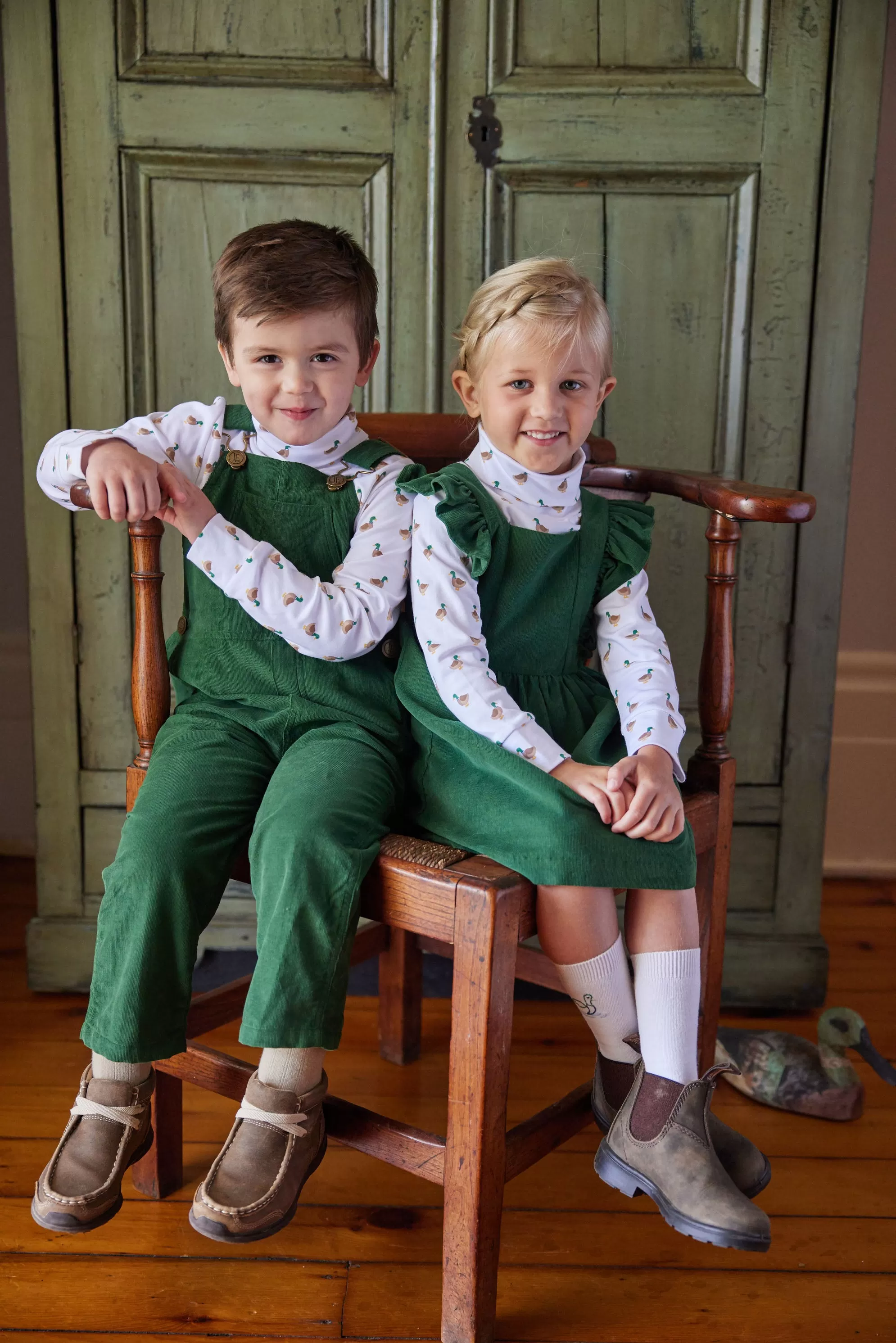 Junie Jumper - Hunter Green Corduroy