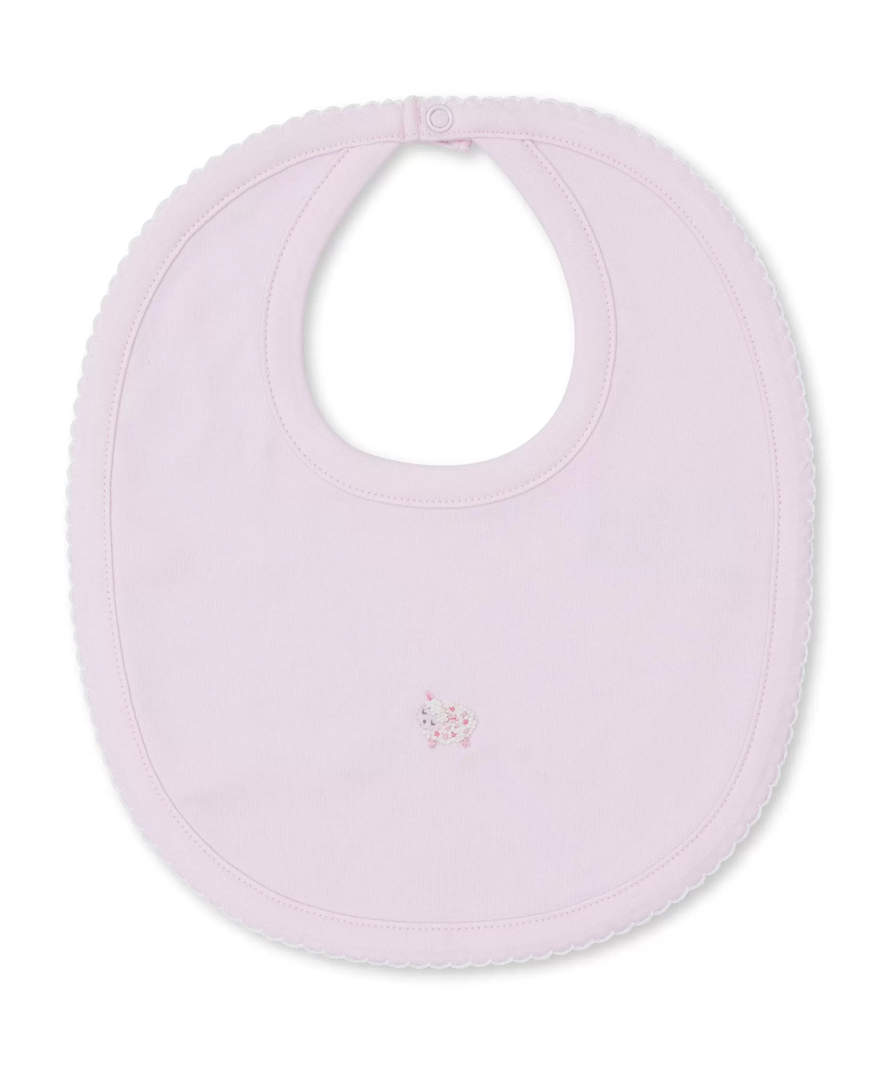 Kissy Kissy - Bib - Fleecy Sheep Pink