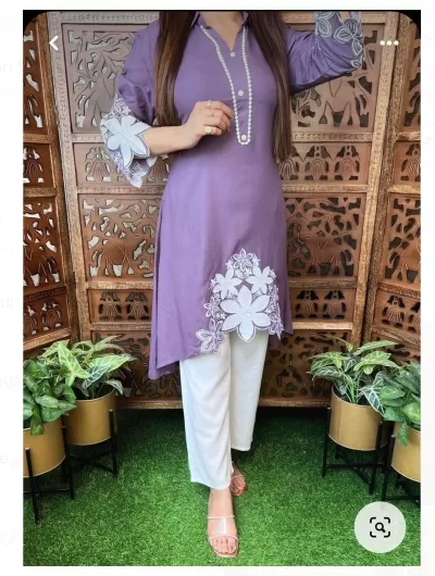 Lilac Kurti Pant Set UK Next Day