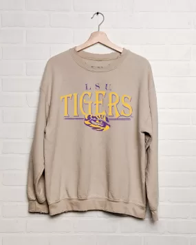 LSU Tigers 80s Sand Thrifted Sweatshirt