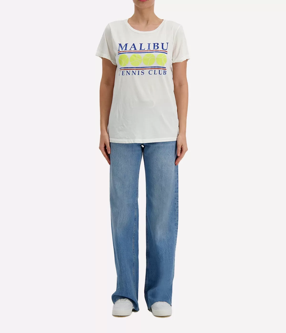 Malibu Tennis Club Tee in White