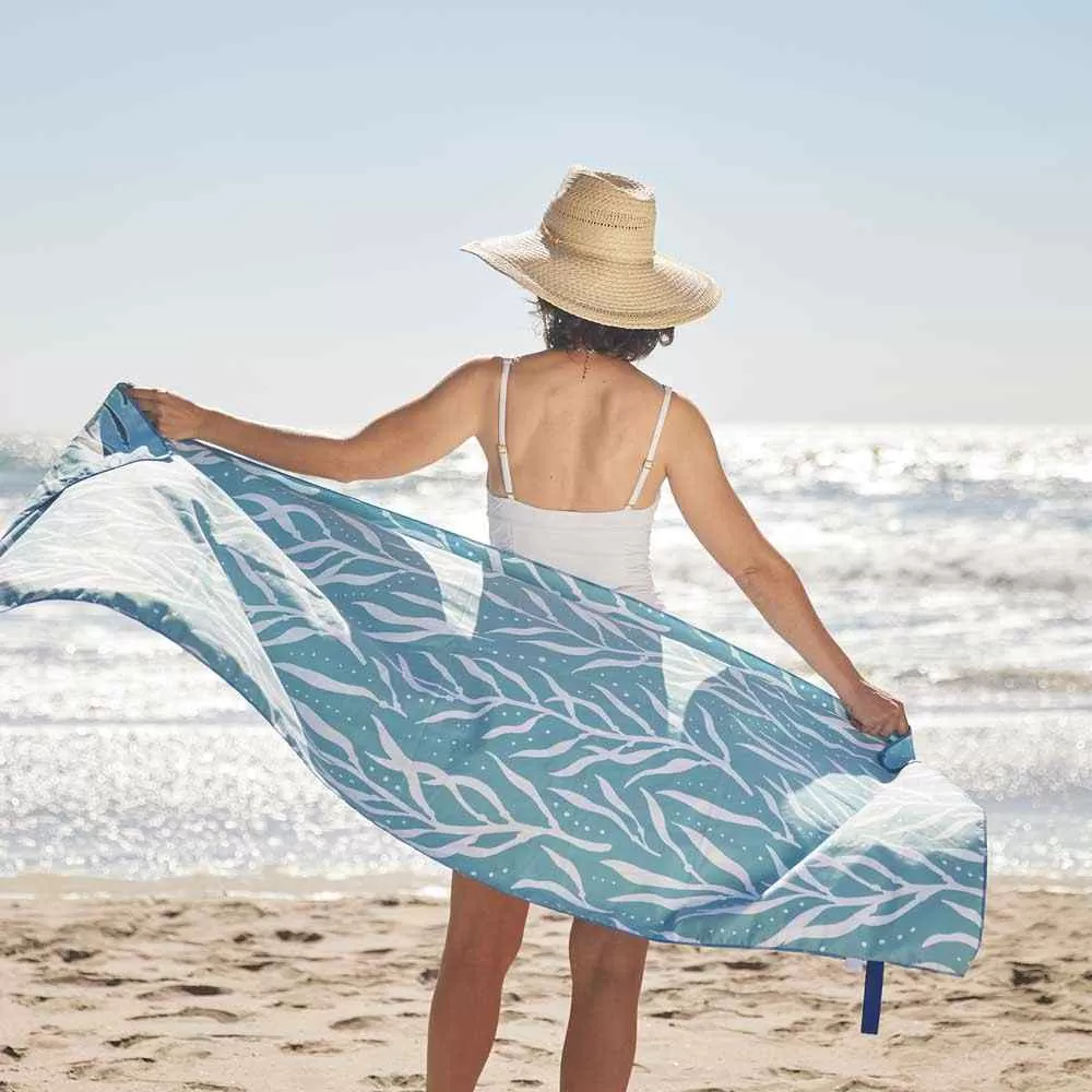 Marine Turtle Reversible Eco Beach Towel