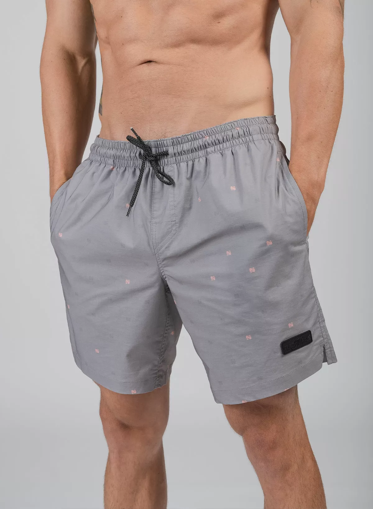 MEN'S FNF SWIM TRUNKS - GREY