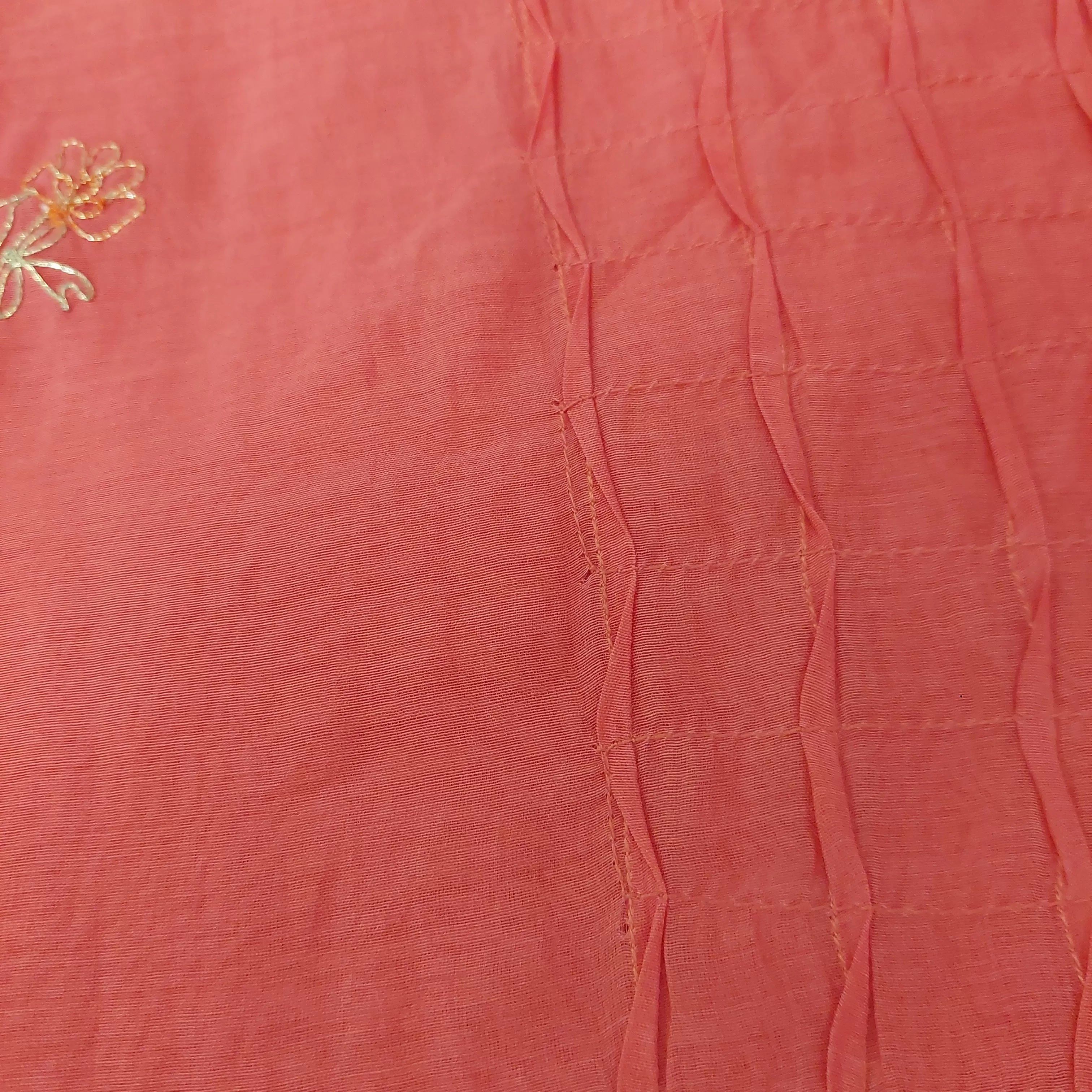 Miraka by Misha Lakhani Coral Embroidered Kurta | Pre Loved |