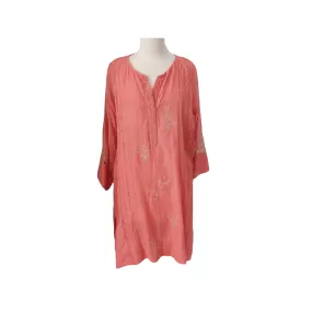 Miraka by Misha Lakhani Coral Embroidered Kurta | Pre Loved |