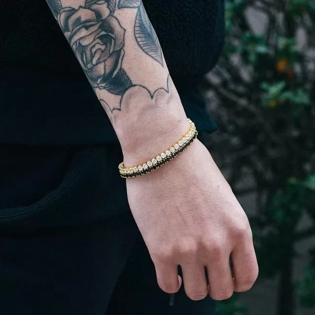 Mister Crystal All Black Bracelet