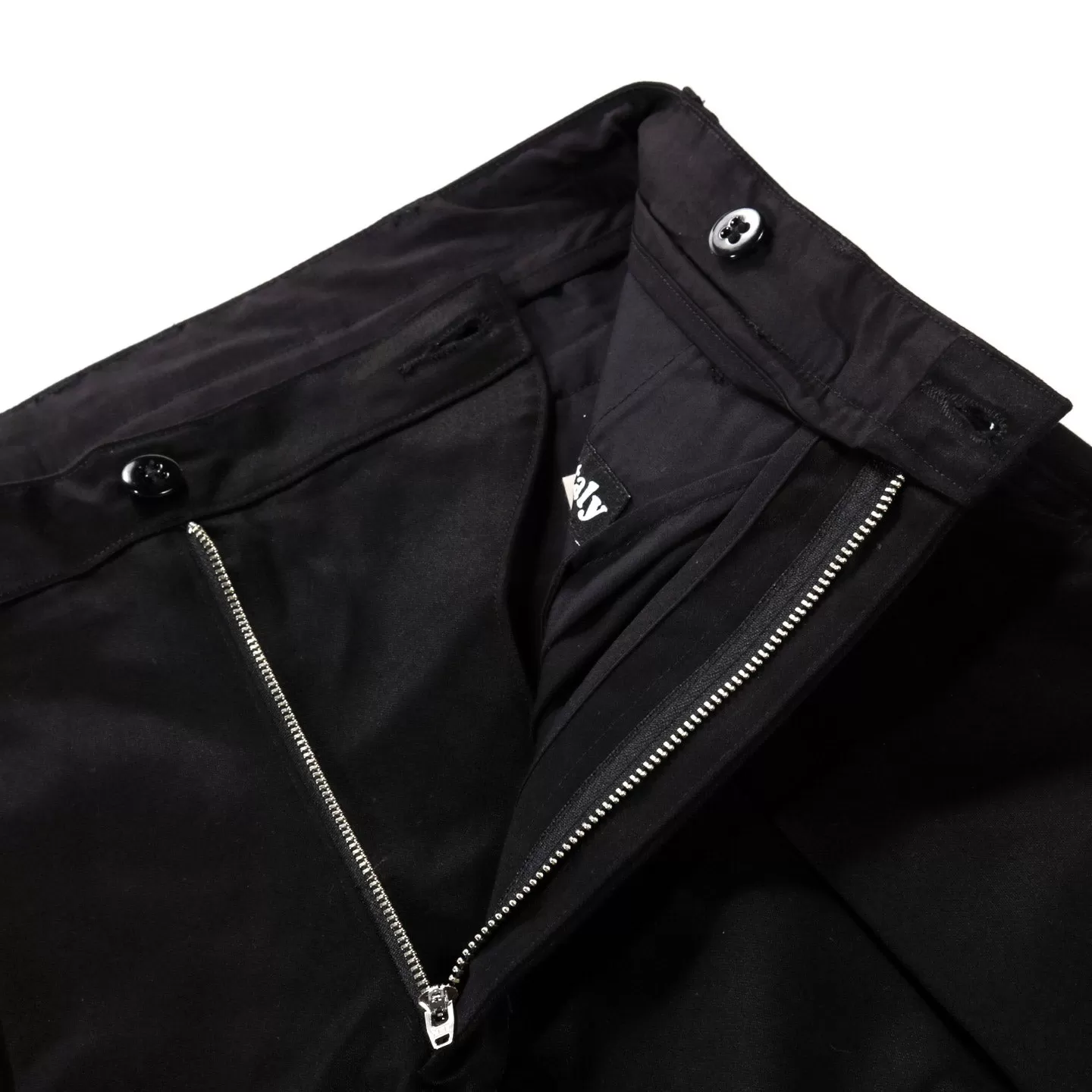 MONITALY EKUSY PANTS VANCLOTH SATEEN BLACK