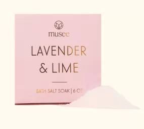 Musee Lavender & Lime Mini Salt Soak