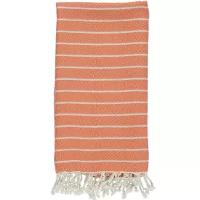 Orange Bamboo & Cotton Turkish Towel