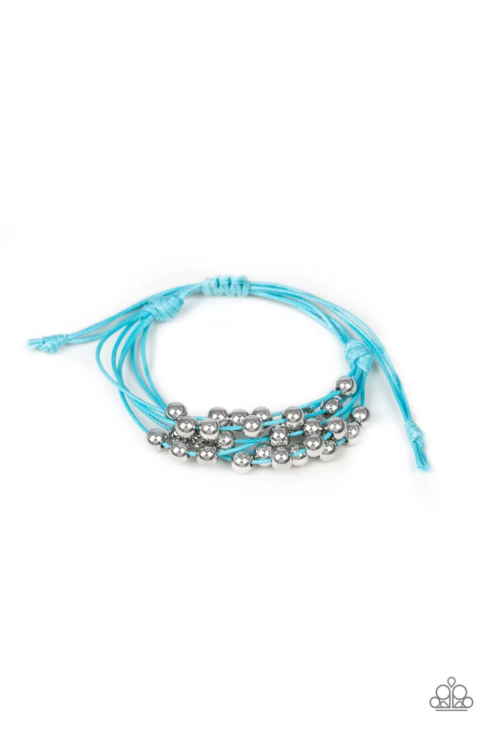 Paparazzi Bracelet ~ Without Skipping A BEAD - Blue Urban Bracelet