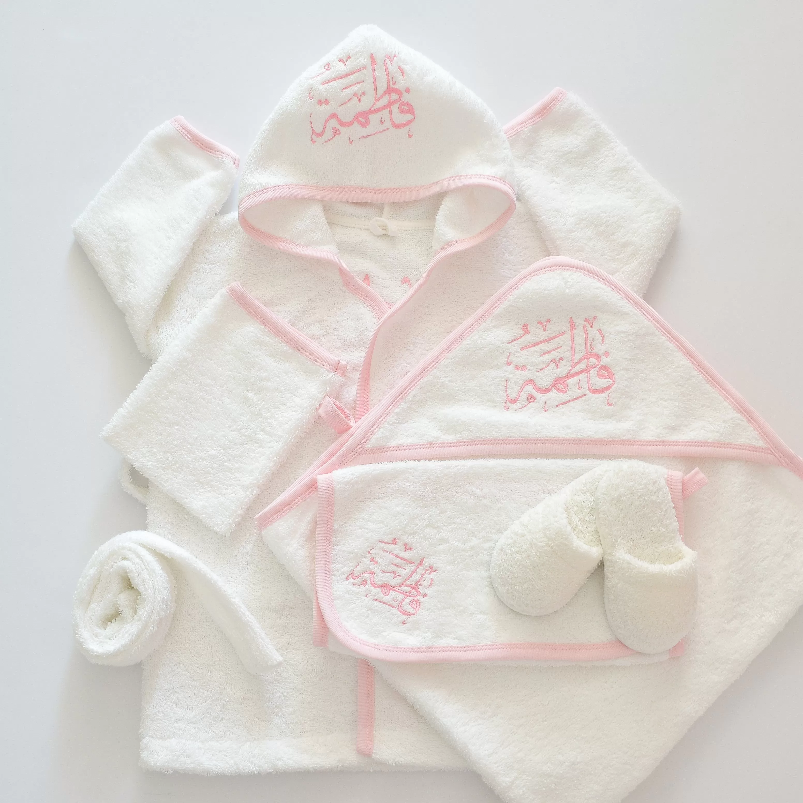 Personalised Princess Baby Girl Bathrobe Set