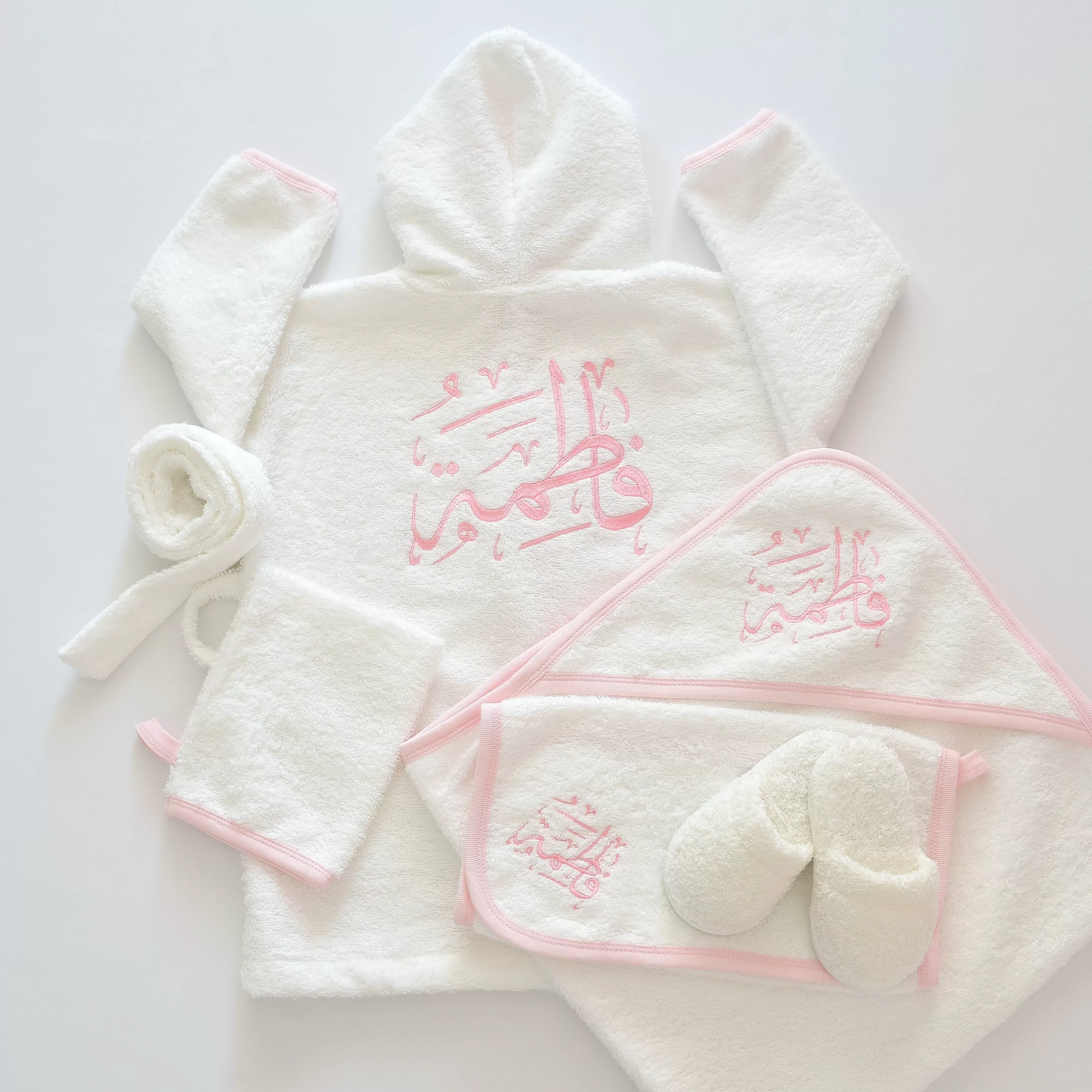 Personalised Princess Baby Girl Bathrobe Set