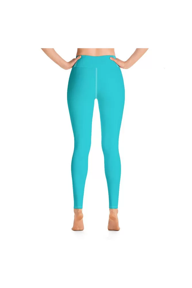 Pink/Yellow/Cyan Yoga Leggings