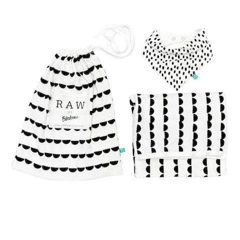 Raw Gift Pack - Semi Blanket & Dots Bib