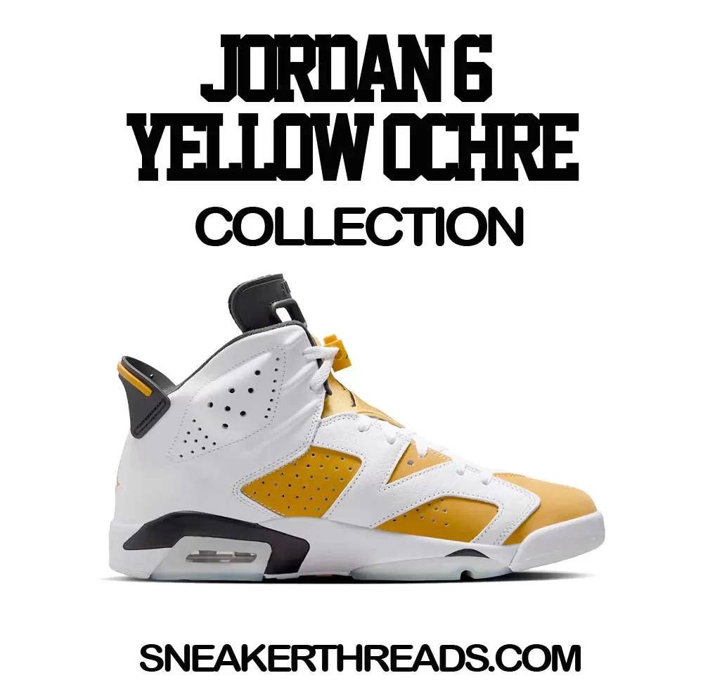 Retro 6 Yellow Ochre Sweater - Fly Kicks - Black