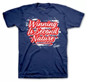 Retro 7 PSG Shirt - Second Nature - Navy