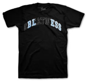 Retro 9 University Blue Shirt - Stitched - Black