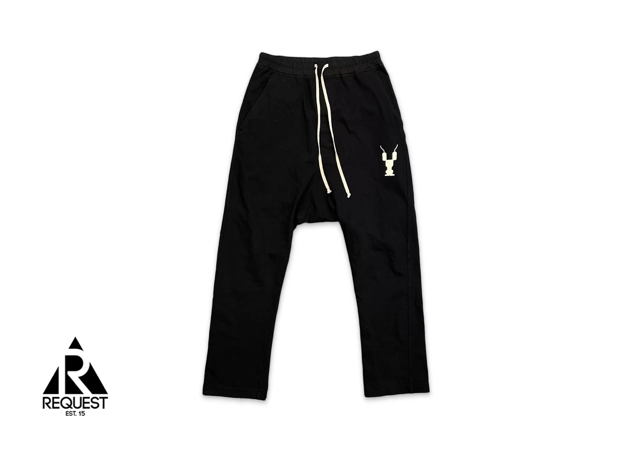 Rick Owens DRKSHDW Berlin Lounge Pants “Black DRKSHDW Logo”