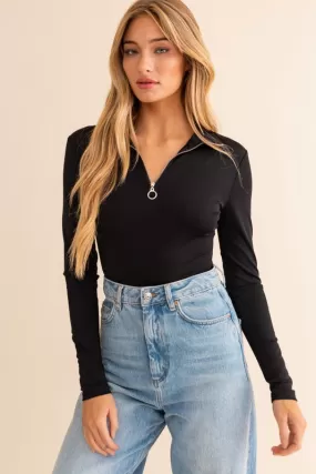 Scuba Mock Neck Bodysuit