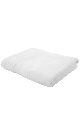 Silk Bath Sheet 100cm x 150cm - White