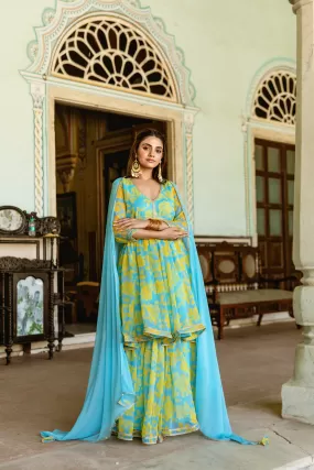 Siya Sharara Suit Set