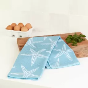 Starfish blu Kitchen Tea Towel